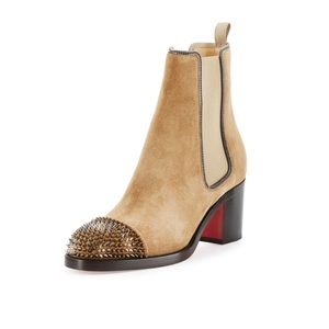 Christian Louboutin Otaboo Spike Chelsea Boots Size 37.5